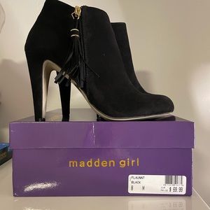 Madden Girl Flaunnt Black Bootie